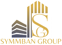Symmban Group Primary Logo (Gold ^M White) 150